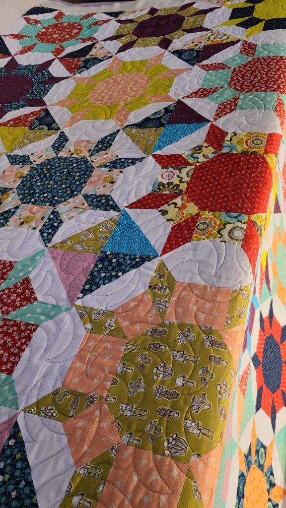 Shimmer Quilt sewn by Sheri McGill, Lessons Learnt